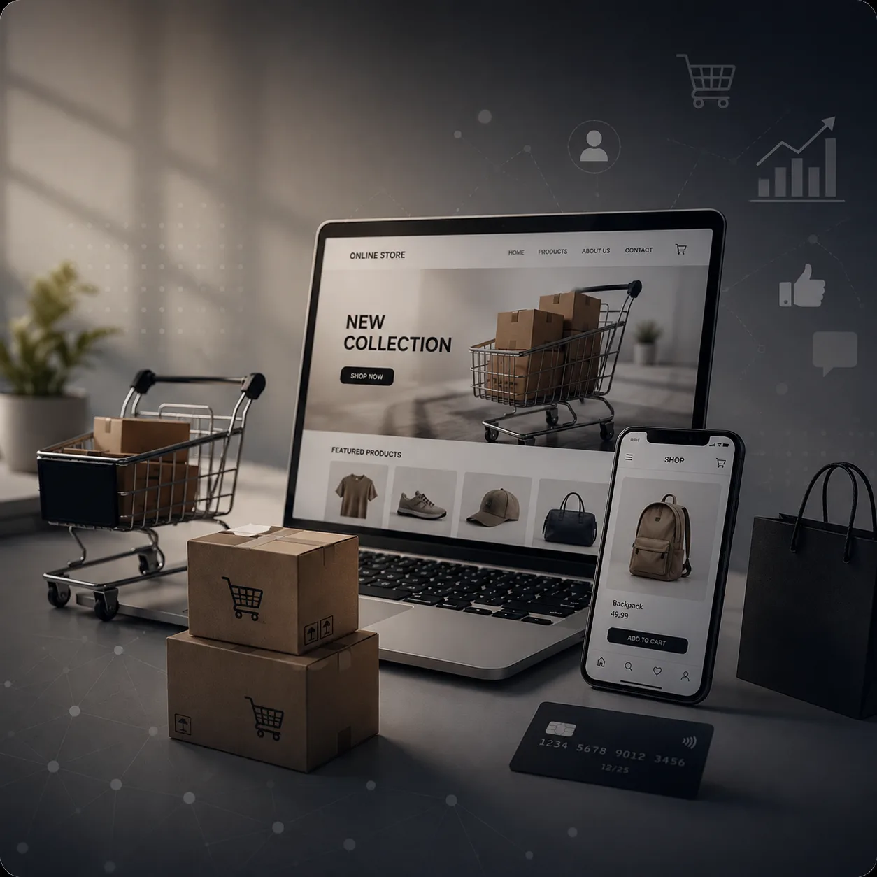 Sadece satış yapan değil, büyüyen bir e-ticaret markası oluşturun.